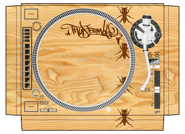 Reloop RP 8000 Skin Thudrumble Wood